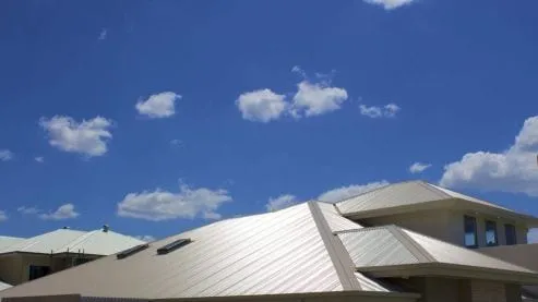 Completed metal roofing project in the Illawarra